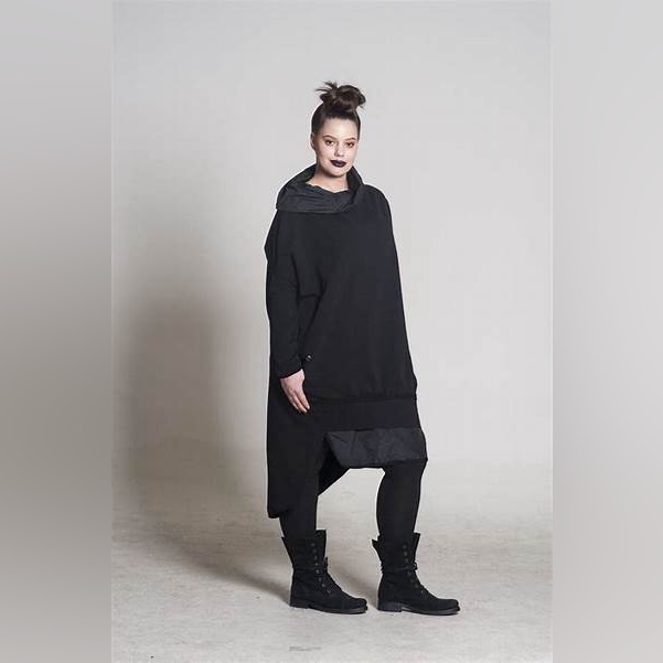 Nwt - Link By Ogi Antunac Elegant Black Sleeveless Dress